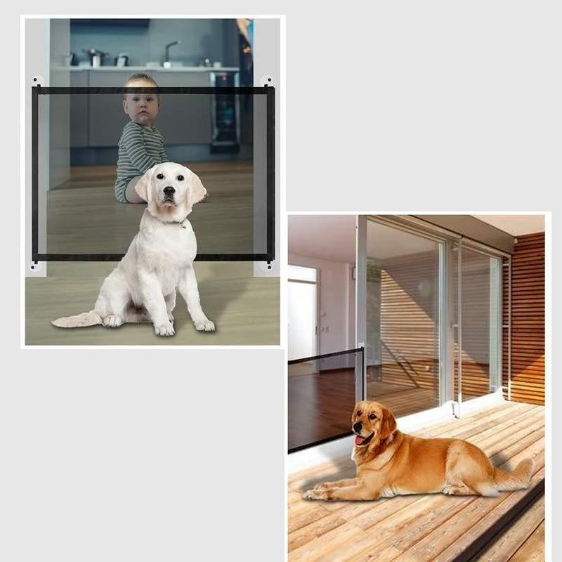 ペットフェンス メッシュ ペットゲート 90cm 室内用 ドッグガード