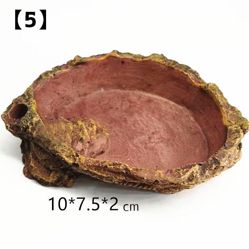 エサ皿 爬虫類 トカゲ カエル ペット用食器 エサ入れ フードトレイ 水