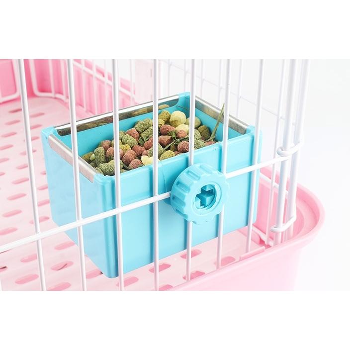 うさぎ　ケージ　餌入れ　トイレ　　　　　　 小動物用食器 ケージ ゲージ 取り付け エサ入れ フードボックス 餌入れ