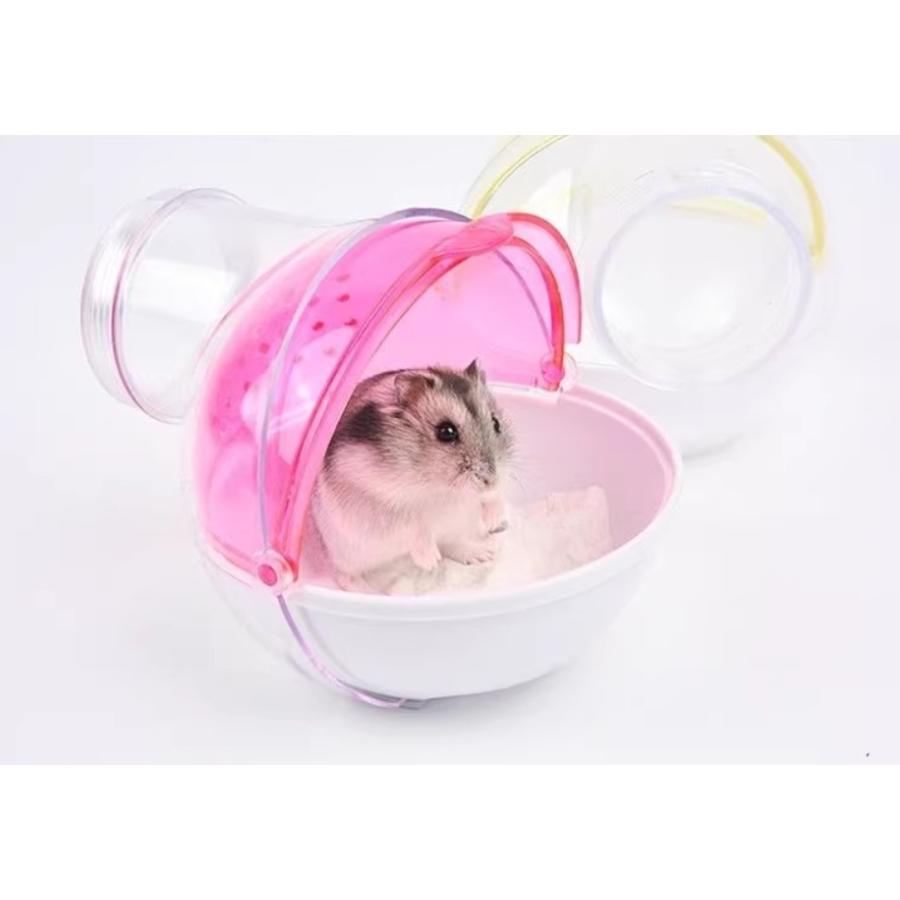 ハムスター 砂風呂 砂浴び容器 外付け トイレ お風呂 バスタブ 外付け