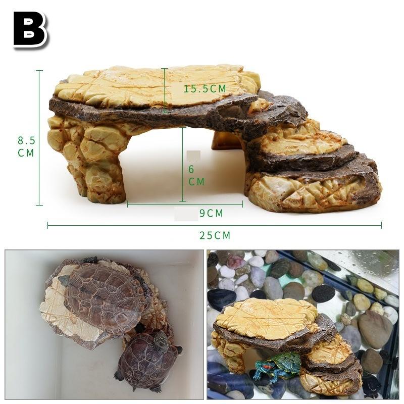シェルター 浮島 爬虫類 両生類 亀 カメ トカゲ イモリ 隠れ家 水槽用