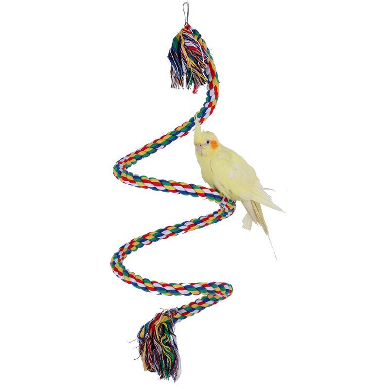 布製止まり木 ロープ ロープパーチ 0.5m 1m 鳥用 小鳥 インコ オウム