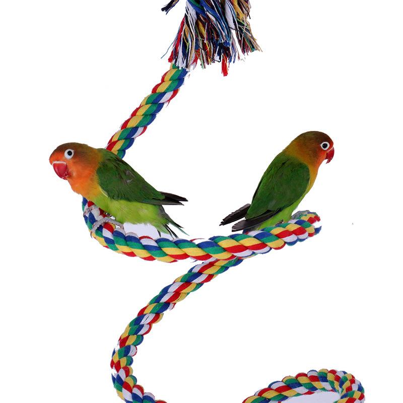 布製止まり木 ロープ ロープパーチ 0.5m 1m 鳥用 小鳥 インコ オウム