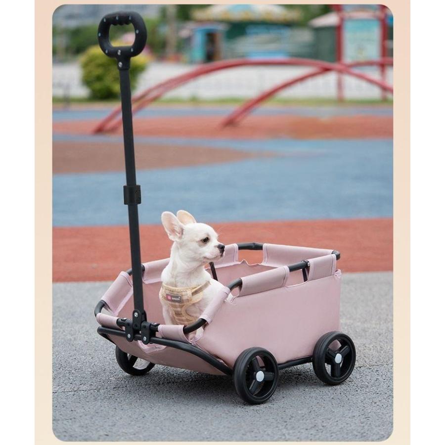 ペットカート ペットキャリー キャリーカート 犬用 猫 折りたたみ 360度回転 コンパクト 4輪 ポケット付き ペット用品 ド ペットカート ペットキャリー キャリーカート 犬用 猫 折りたたみ 360