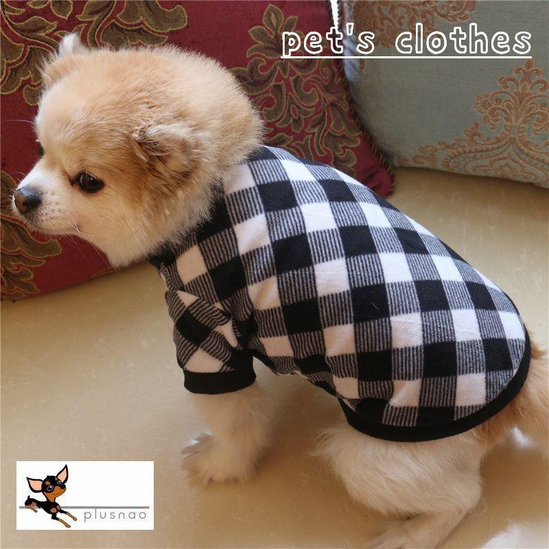 ドッグウェア ペット用 犬用 洋服 格子柄 チェック ギンガムチェック シェパードチェック フリース 超小型犬 小型犬 中型犬 大型犬 可愛い 犬の服 Pet Kawaemon 通販 Yahoo ショッピング