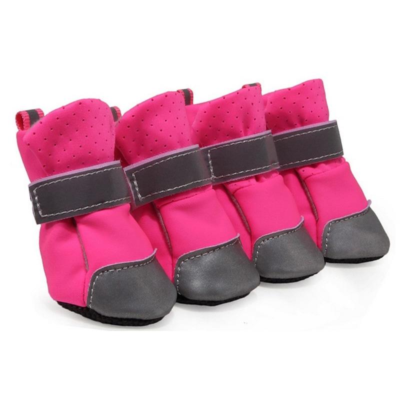 犬用靴 ドッグシューズ ペットシューズ ブーツ 靴下 犬の靴 犬靴 ペット用品 小型犬 マジックテープ仕様 肉球保護 滑り止め 雪靴 スノー