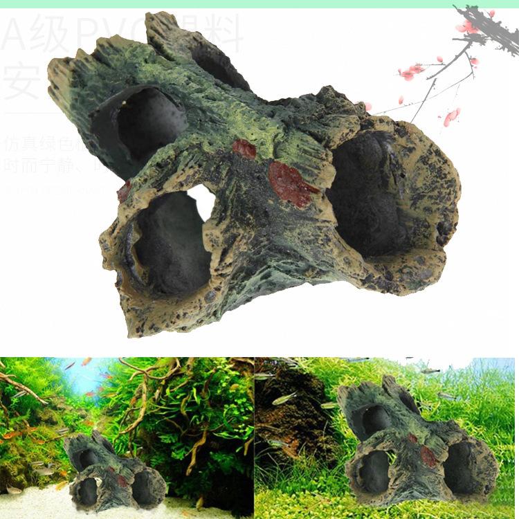 水槽用オブジェ 水槽装飾 ペット用品 ペットグッズ 隠れ家 水槽用流木