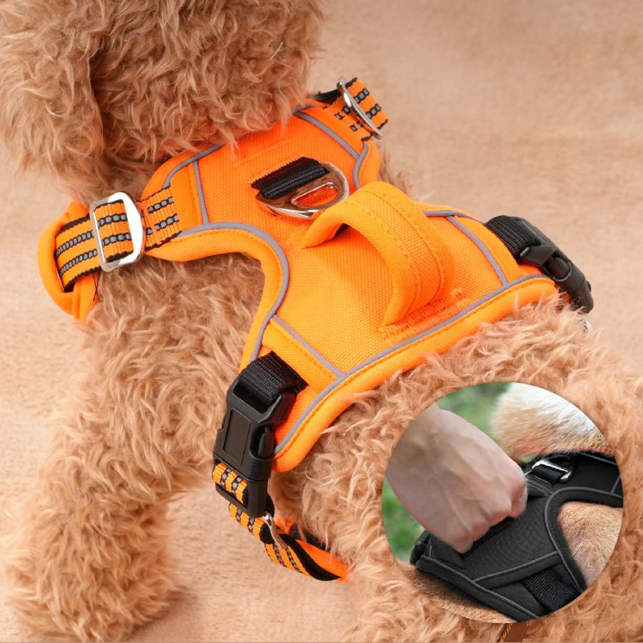 ハーネス 胴輪 単品 犬用 ドッグ ペット用品 小型犬 中型犬 反射