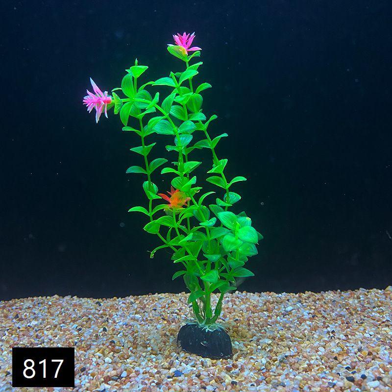 人工水草 人工プランツ 高20cm 台座付 水槽用レイアウト アクアリウム