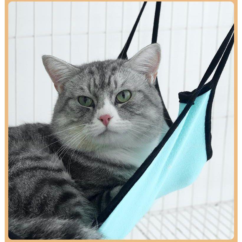 猫用ハンモック 猫用ベッド フック付き ネコ ケージ取り付け ペット