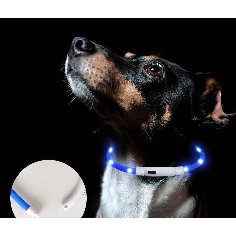 ネックレス LED 首輪 ペット用 犬 猫 USB充電 夜間 夜道 光る 散歩