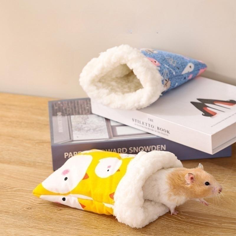 小動物用 ハムスター用 デグー チンチラ 寝袋 袋型 お布団 ふとん