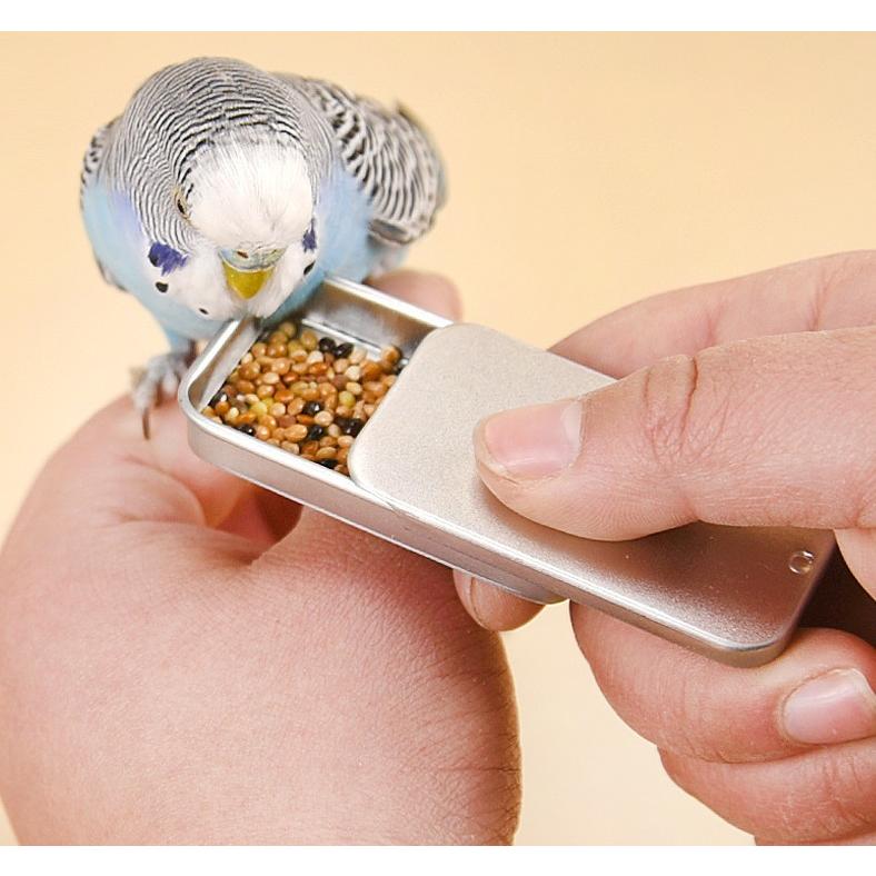 鳥用フードボックス バードフィーダー 給餌器 挿し餌 エサ入れ 虫入れ
