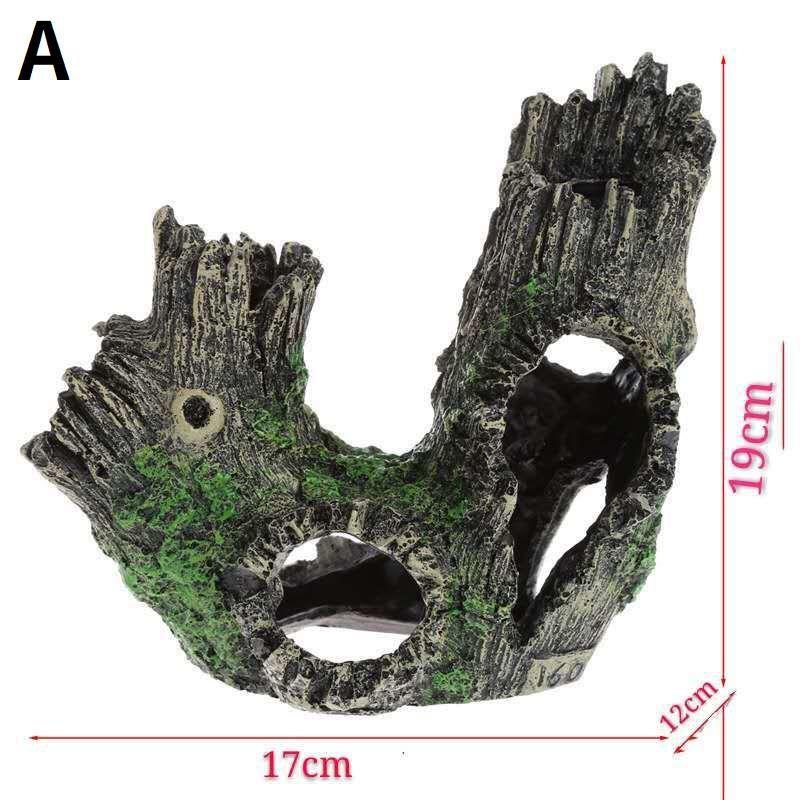 水槽用オブジェ アクアリウム オーナメント 樹脂製 流木 丸太 ウッド