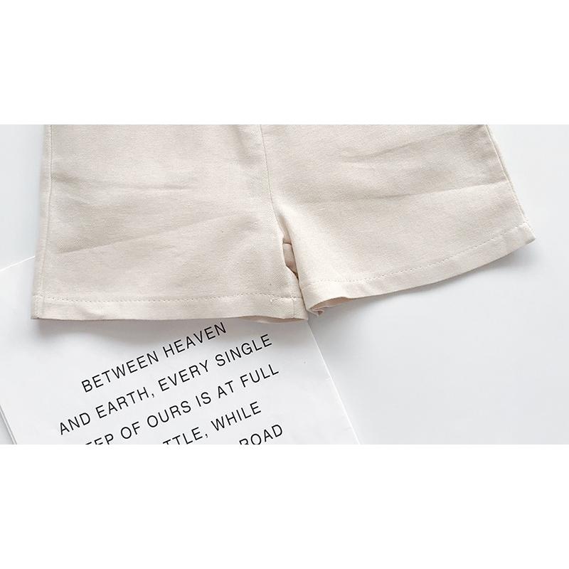 セットアップ 上下セット 半袖 シャツ ハーフパンツ 2点セット キッズ 子供服 男の子 女の子 男女兼用 ラウンドネック セーラーカラー風 ライン |  | 18