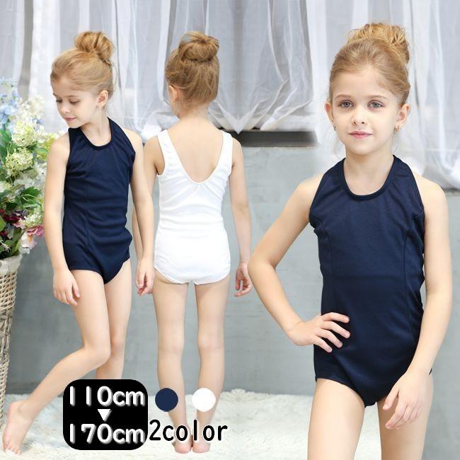 スクール水着 ワンピースタイプ スイムウエア 子供用 キッズ ジュニア 女の子 女子 小学生 中学生 シンプル 無地 学校 水泳 スイミング 海水浴 Skl15 Kawaemon 通販 Yahoo ショッピング