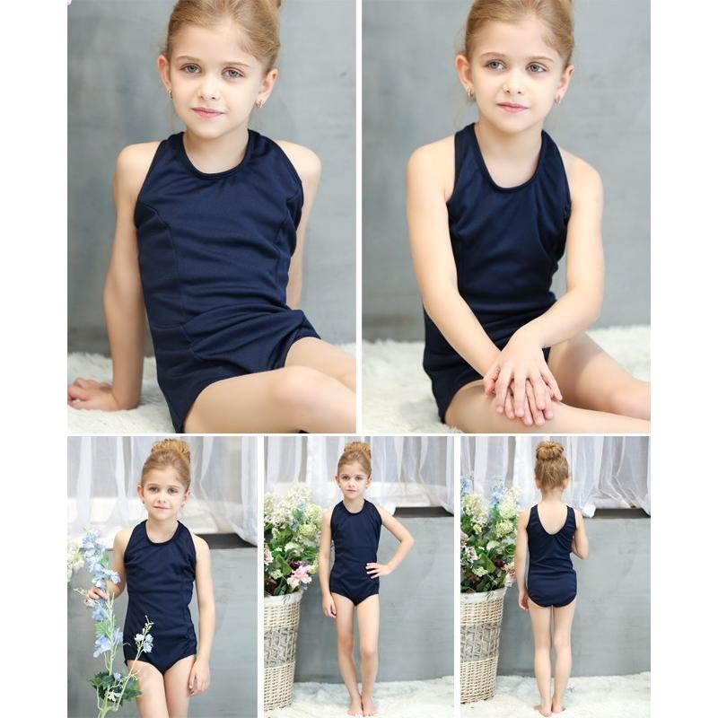 スクール水着 ワンピースタイプ スイムウエア 子供用 キッズ ジュニア 女の子 女子 小学生 中学生 シンプル 無地 学校 水泳 スイミング 海水浴 Skl15 Kawaemon 通販 Yahoo ショッピング