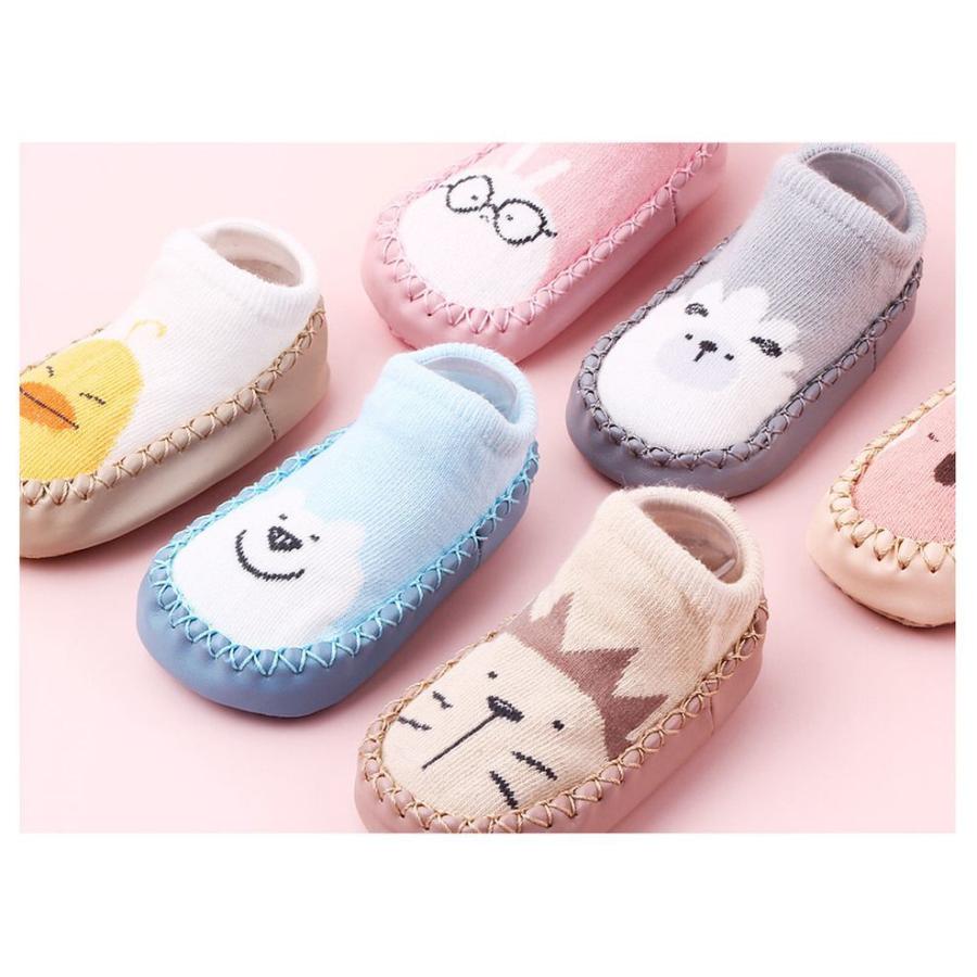 ルームシューズ ベビー 赤ちゃん 靴 滑り止め アニマル イラスト かわいい おしゃれ プレゼント ギフト 出産祝い 室内履き Sox Kawaemon 通販 Yahoo ショッピング