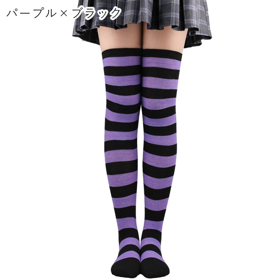 ニーハイソックス オーバーニー レディース 女性 靴下 くつした 総柄