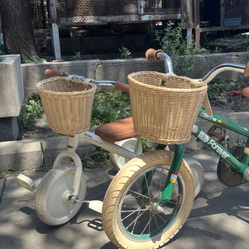 自転車用かご 前かご カゴ フロントバスケット 子供用 キッズ 子ども