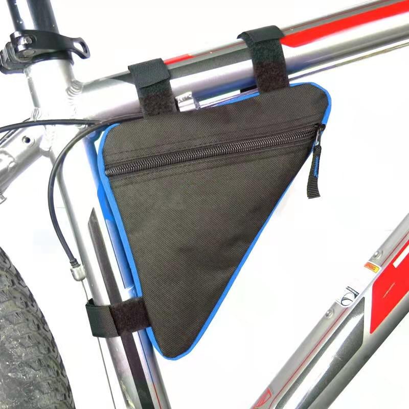 自転車用バッグ フレームバッグ ポーチ 三角形 工具入れ 面ファスナー
