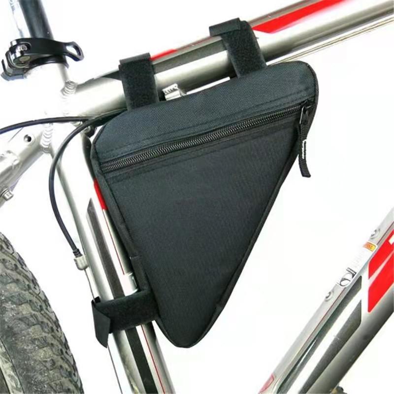 自転車用バッグ フレームバッグ ポーチ 三角形 工具入れ 面ファスナー