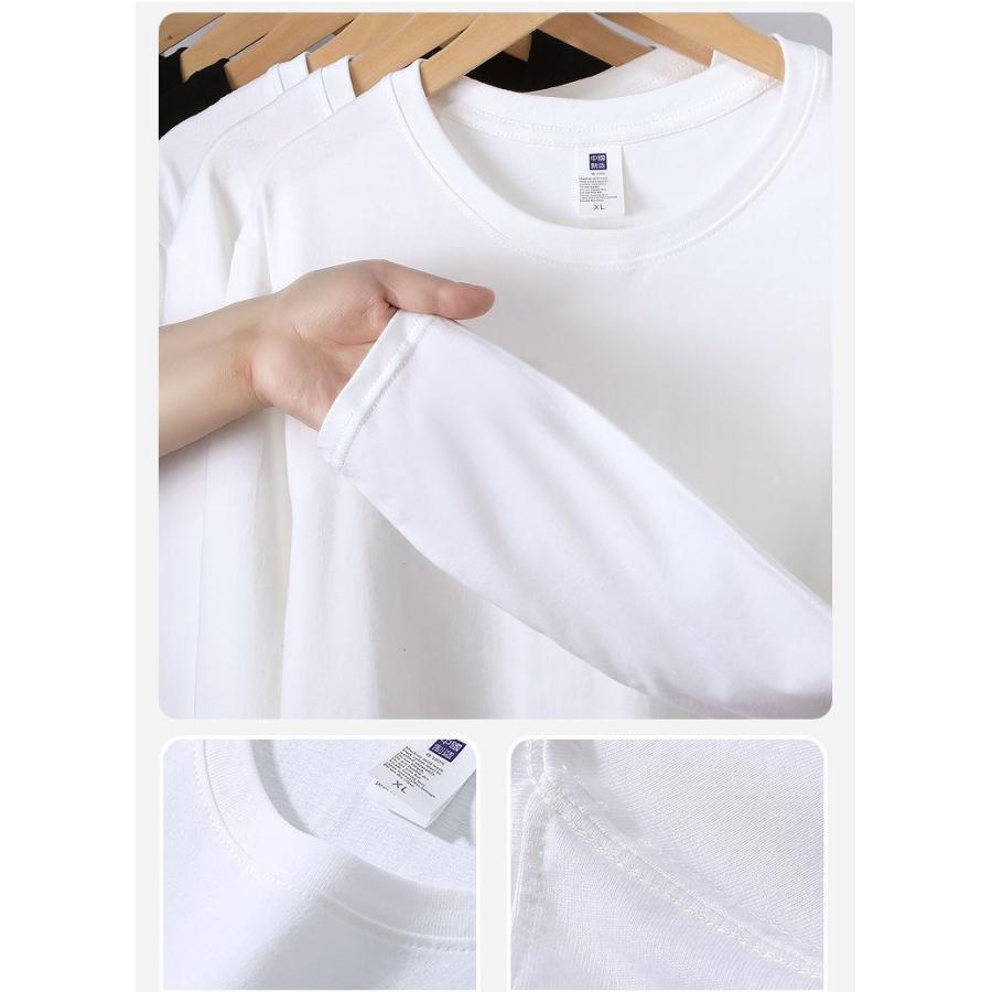 長袖Tシャツ 長袖カットソー メンズ 男性 紳士 ロンT ラウンドネック