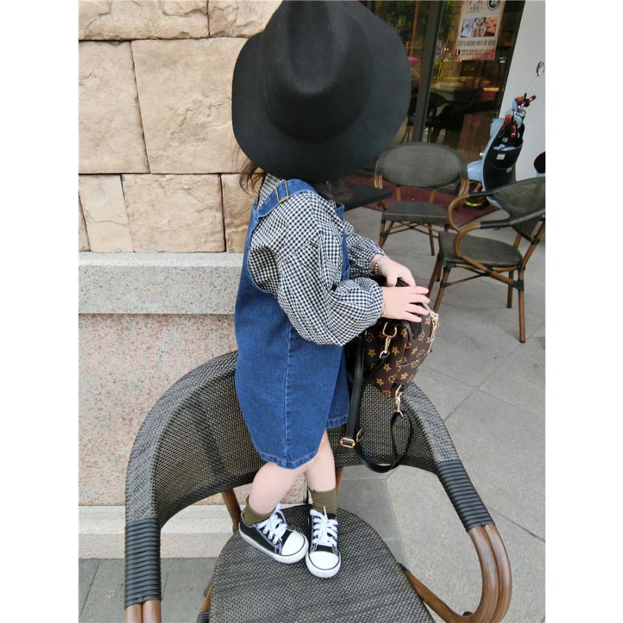ジャンパースカート キッズ ベビー 子供服 デニム サロペット