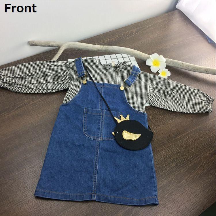 ジャンパースカート キッズ ベビー 子供服 デニム サロペット