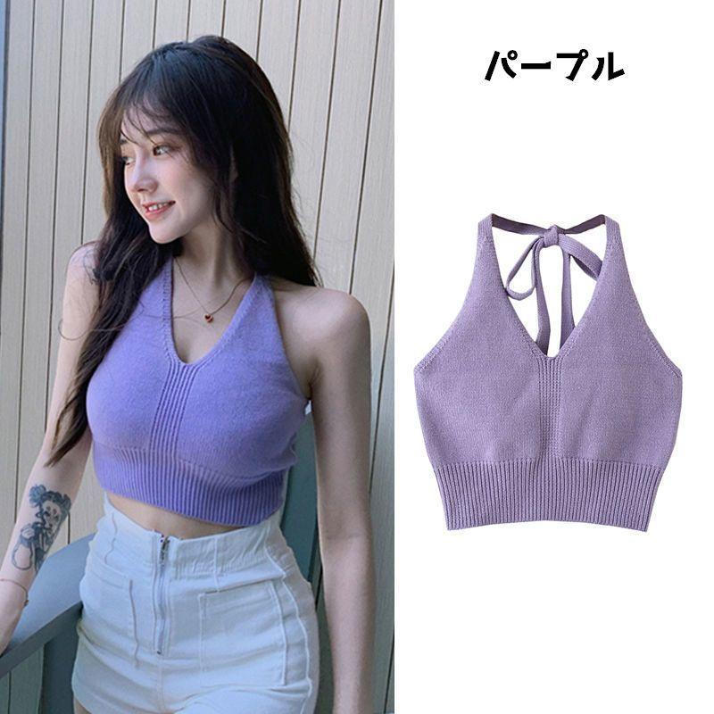 ニット トップス レディース 女性 婦人服 ショート丈 クロップド丈