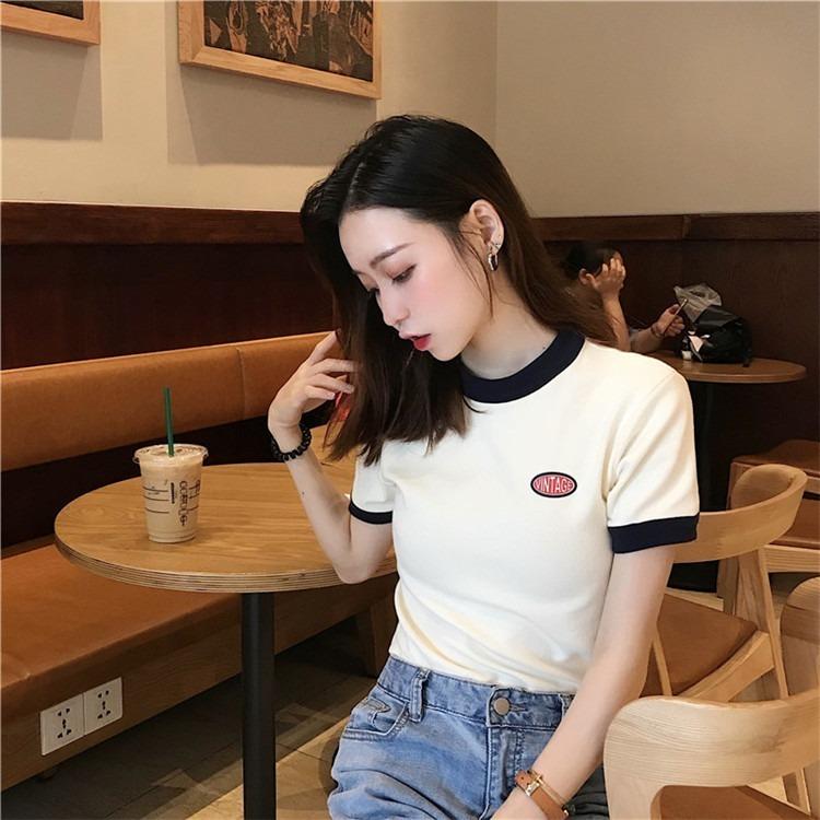 フー 紐ギャザーTシャツ カットソー 半袖 クルーネック ショート丈 2 白 フー 紐ギャザーTシャツ カットソー 半袖 クルーネック ショート丈 2