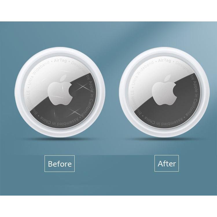 AirTag 保護フィルム アップル エアタグ用 フィルム 単品 耐衝撃 傷
