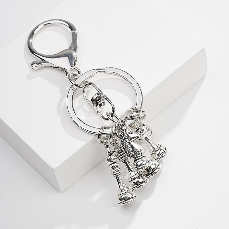 キーホルダー キーリング バックチャーム チェス 駒 ミニチュア 小さい