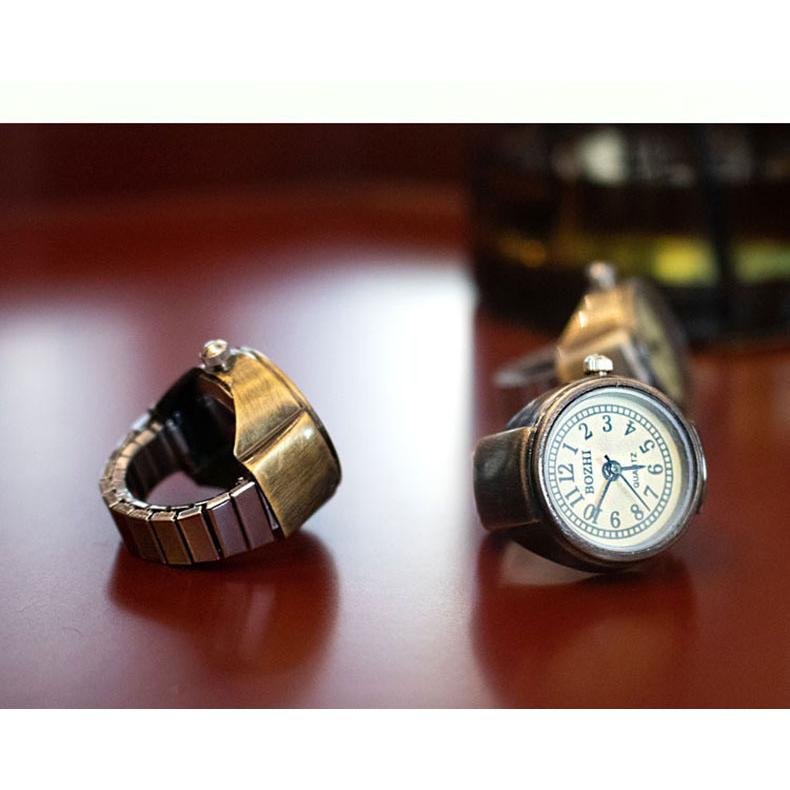 リングウォッチ 指輪時計 ユニセックス 男女兼用 メンズ 男性