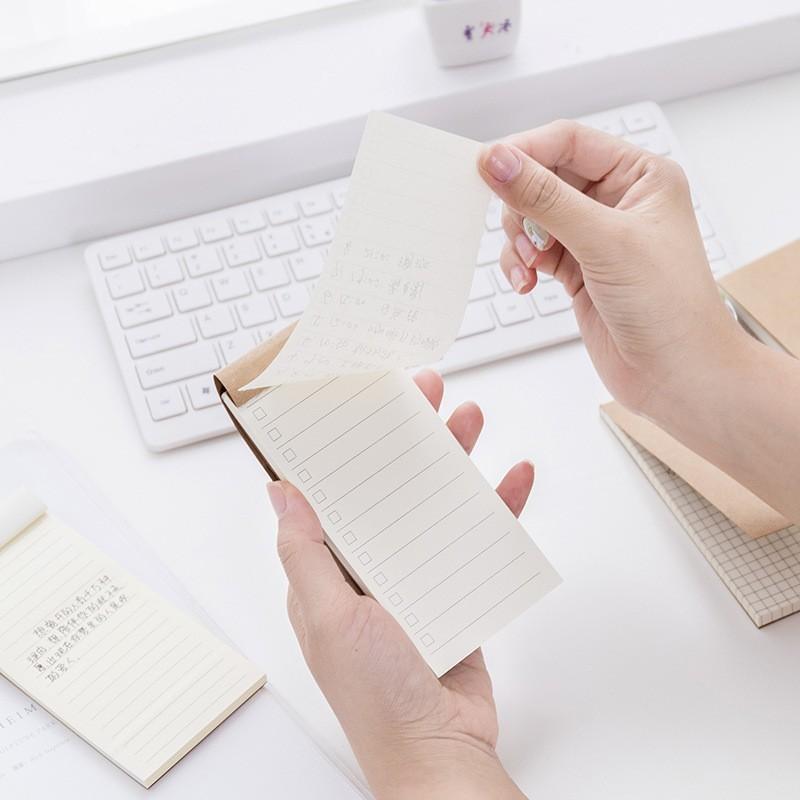 メモ帳 クラフト紙 ポータブルメモ ミニサイズ TODOリスト 無地 メモ帳 クラフト紙 ポータブルメモ ミニサイズ TODOリスト 無地