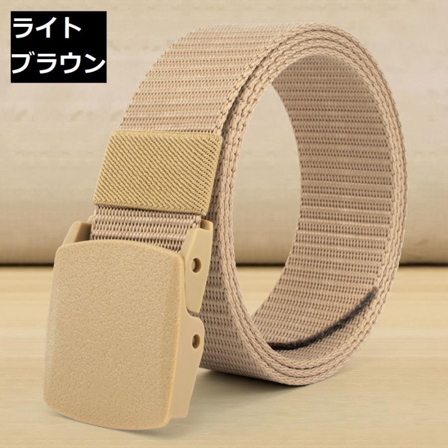 ベルト メンズ キャンバス ガチャベルト GIベルト バックル 穴なし