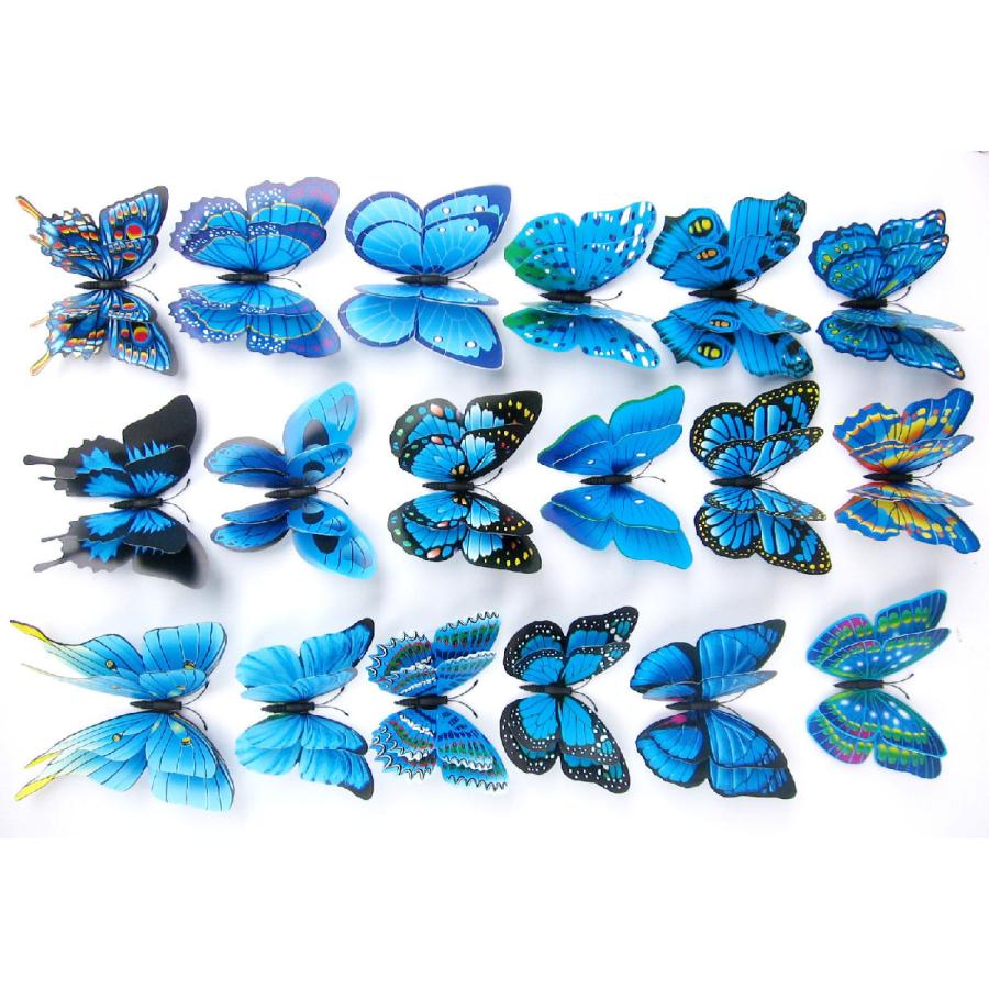 ウォールステッカー マグネット式 壁紙 壁装飾 壁デコレーション 蝶 かっこいい 可愛い パーティー プレゼント 立体 Zak Kawaemon 通販 Yahoo ショッピング