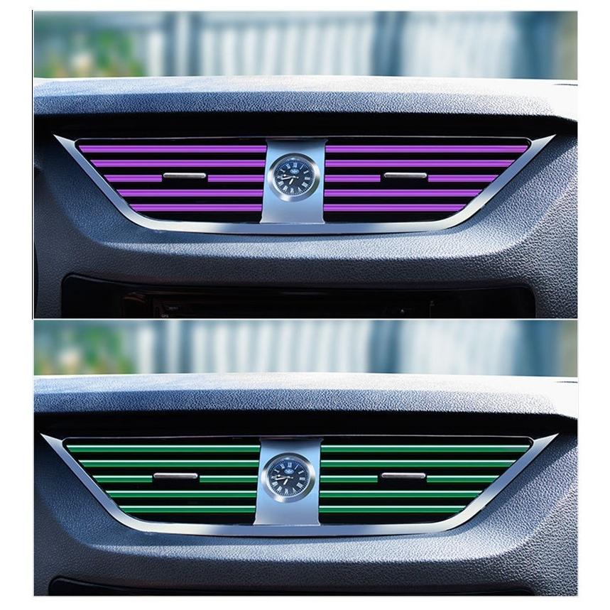 車内アクセサリー ルーバー 10本 20cm セット モール エアコン吹き出し