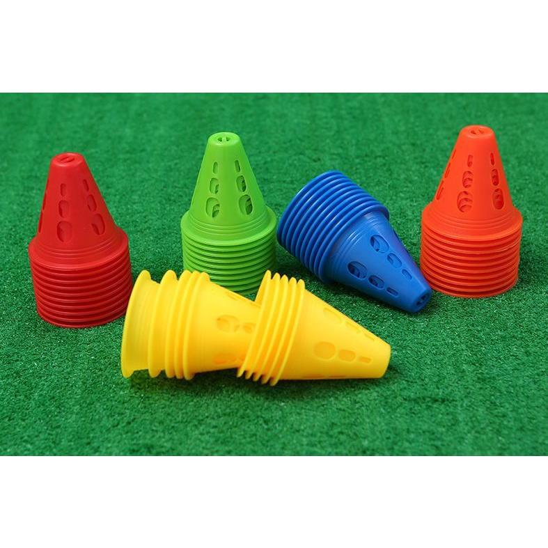 カラーコーン ミニサイズ 10個セット マーカーコーン 三角コーン