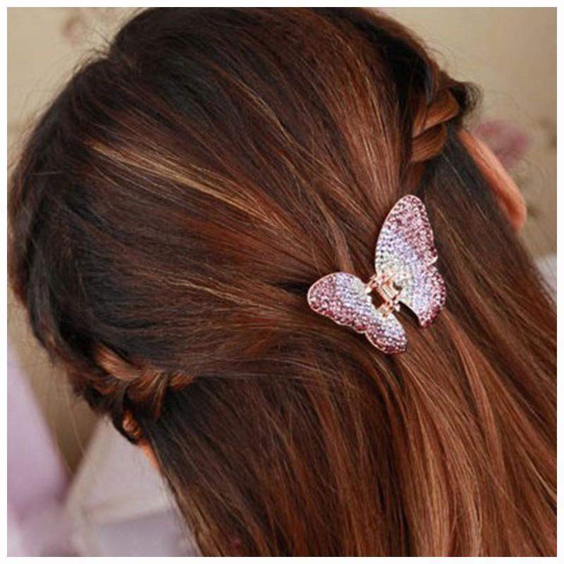 バンスクリップ 髪留め ヘアアクセサリー まとめ髪 ロングヘア ミドルヘア ボブ 蝶 バタフライ 可愛い おしゃれ 使いやすい 綺麗 光る 輝く お出 Zak Kawaemon 通販 Yahoo ショッピング