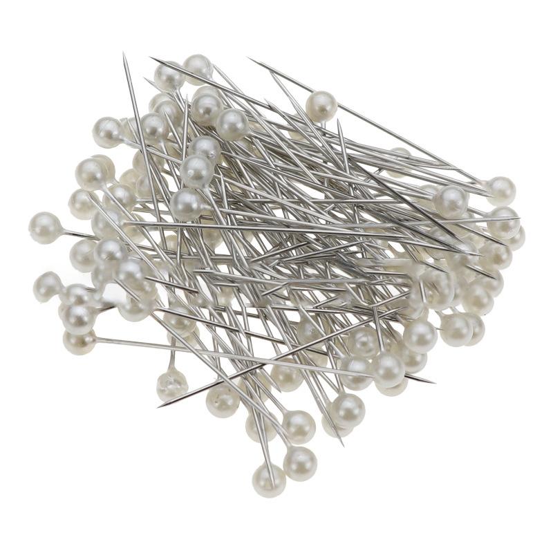 まち針 待ち針 待針 40mm 約95本入り 収納ケース付き ボールヘッドピン