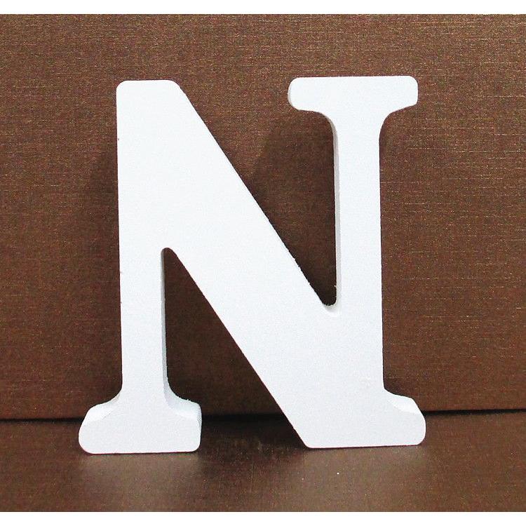 アルファベット オブジェ A〜N 大文字 英語 木製 自立型 結婚式