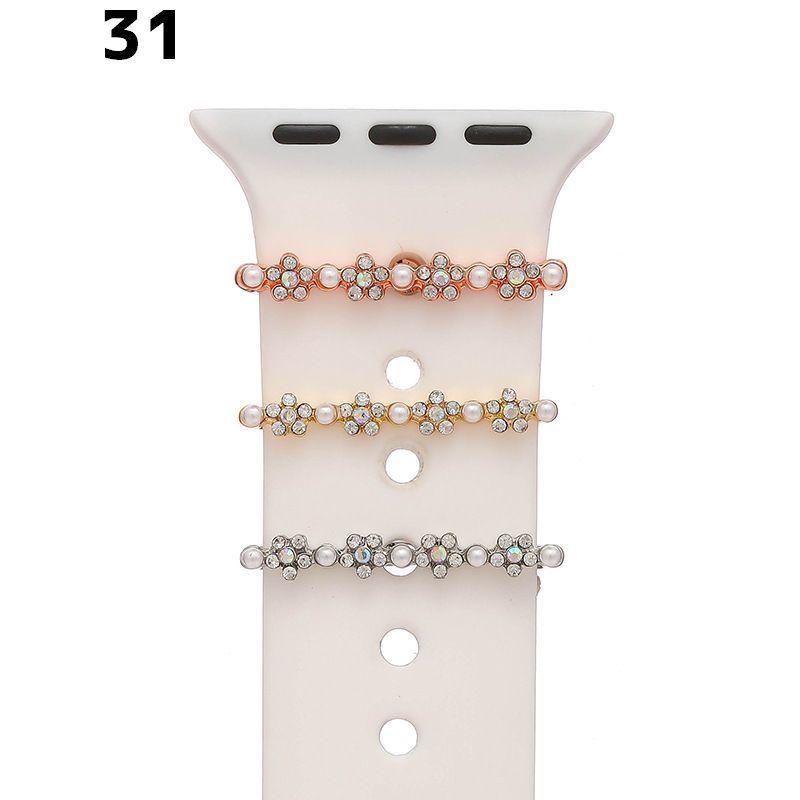 AppleWatchアクセサリー 単品 1本 アップルウォッチ用 AppleWatch用 バンド用 バンドチャーム スマートウォッチアクセサリー メタ |  | 10