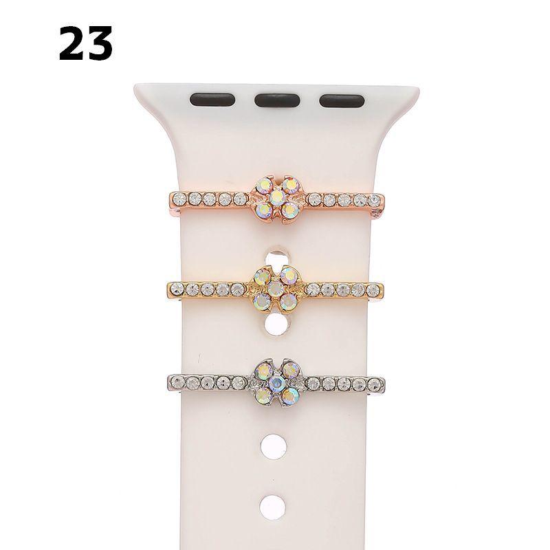 AppleWatchアクセサリー 単品 1本 アップルウォッチ用 AppleWatch用 バンド用 バンドチャーム スマートウォッチアクセサリー メタ |  | 04