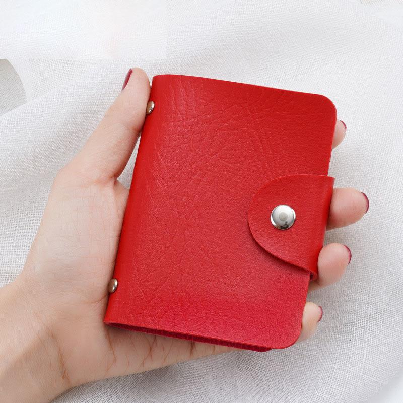 カードケース 24枚収納 手帳タイプ カード入れ カードホルダーレザー調