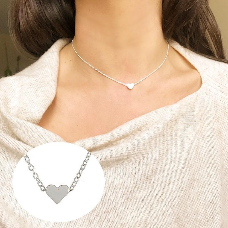 ネックレス ペンダント ハート レディース アクセサリー シンプル 
