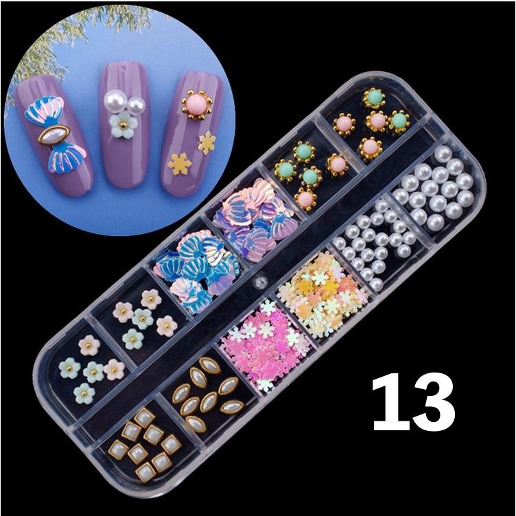 ネイルパーツセット アクセサリーパーツ メタリックパーツ