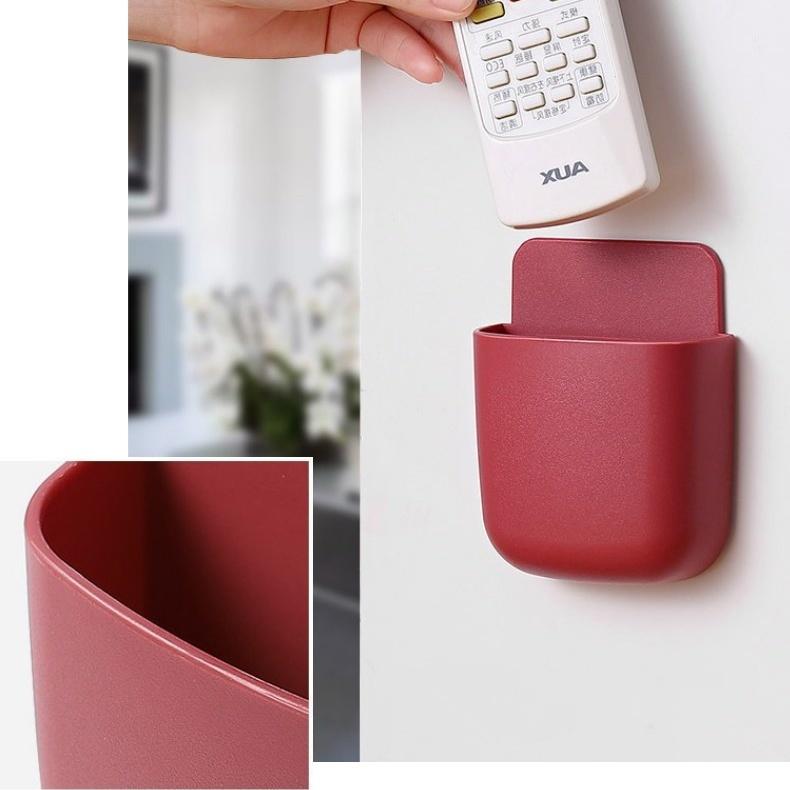 ウォールポケット スマホホルダー 充電スタンド リモコンラック ケース