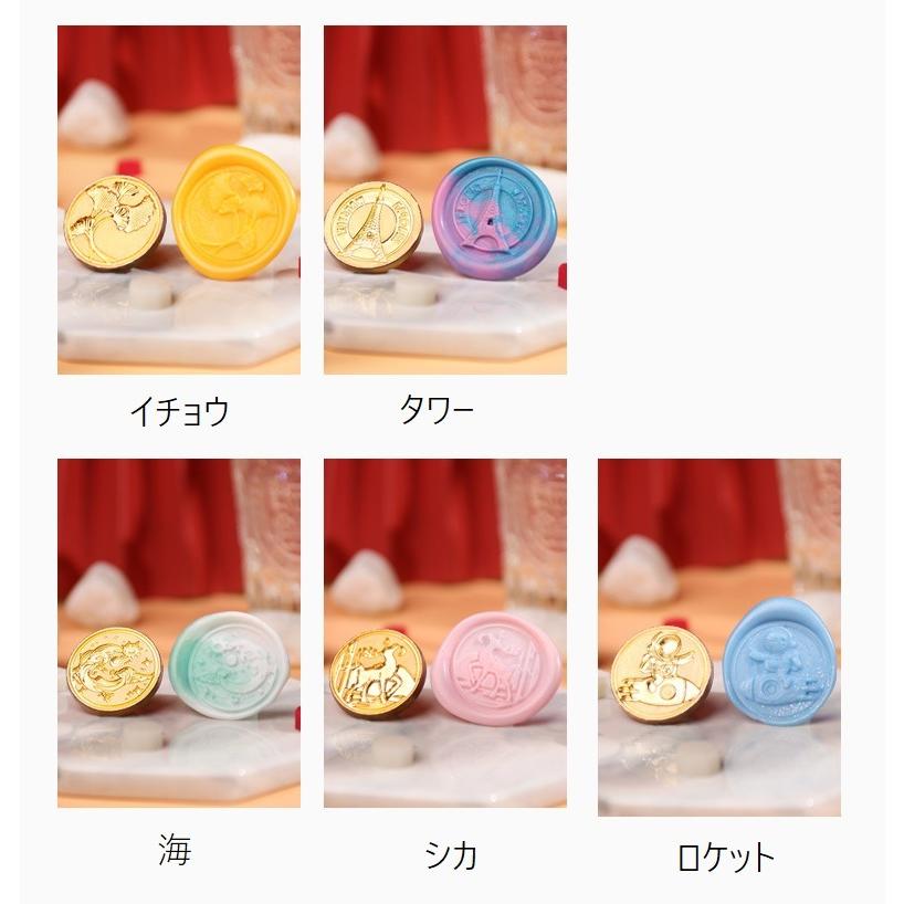 シーリングスタンプヘッド シーリングワックス ヘッドのみ デザイン