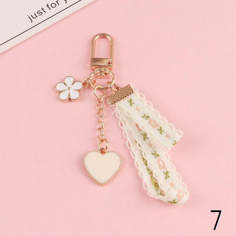 キーホルダー ストラップ レディース フラワー 花 リボン ハート